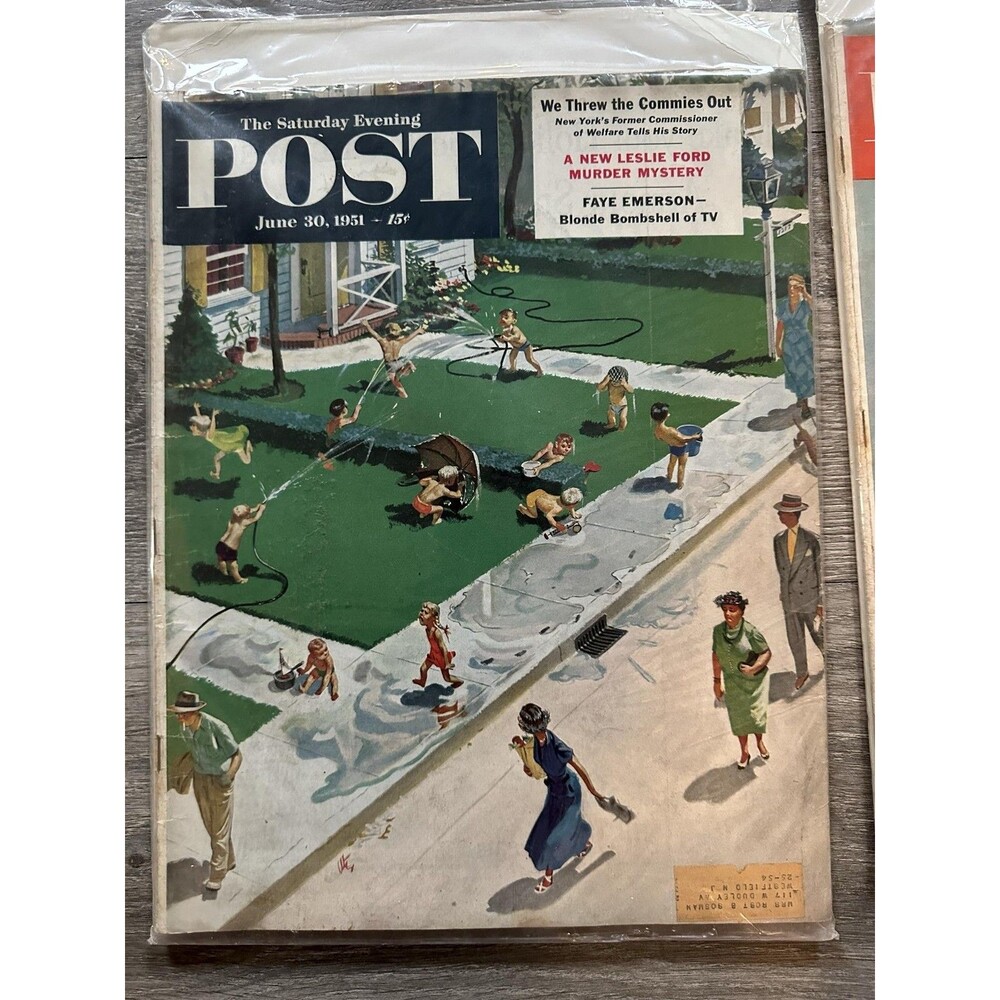 The Saturday Evening Post June 30 1951 Magazine Illustrated News 15¢ USA